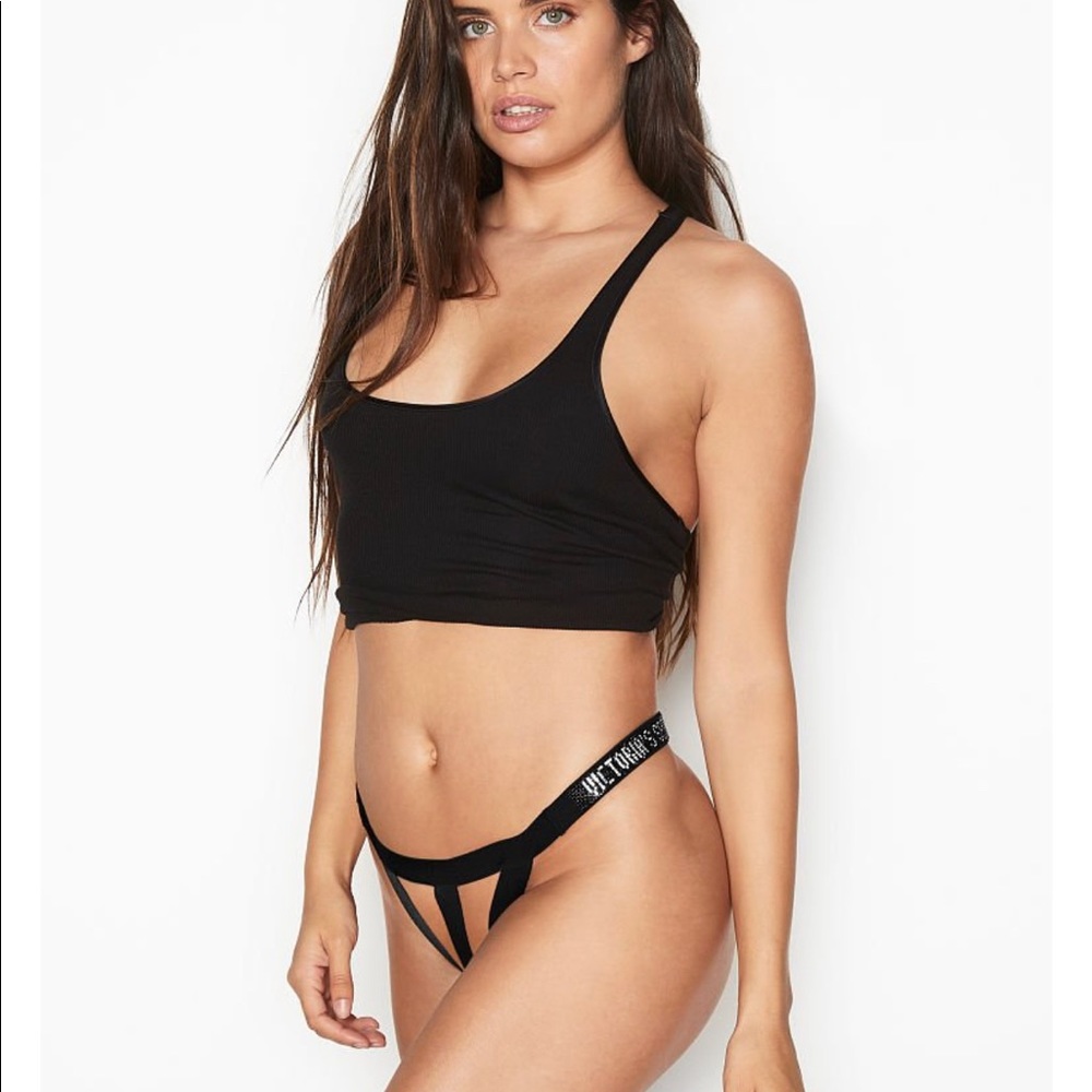 NWT‼️ Victoria’s Secret Shine Banded Logo Panty